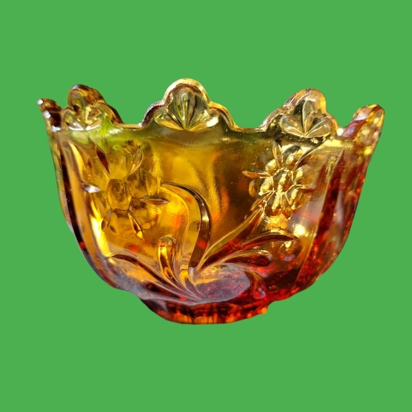 Amber glass dish - Picture 3 of 6